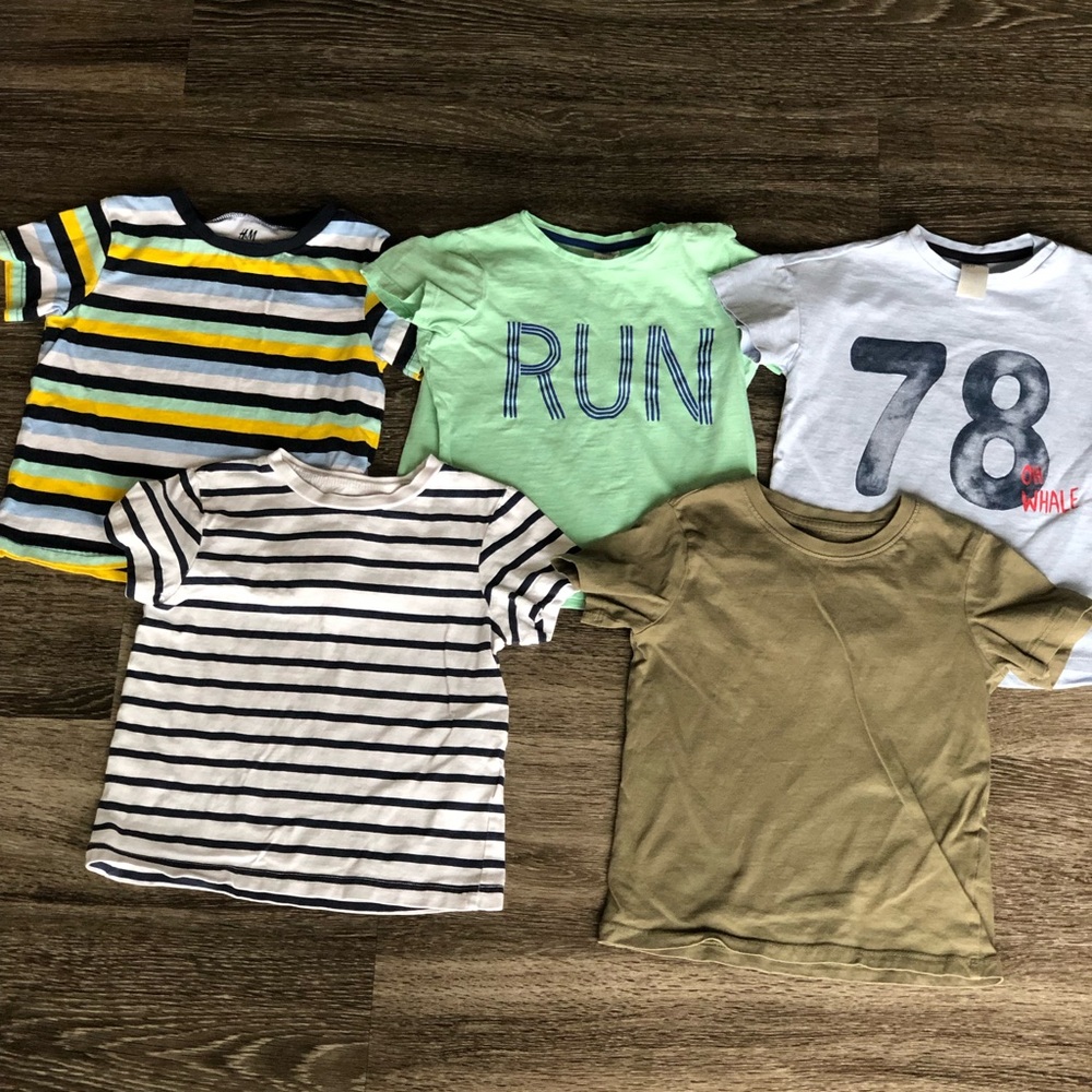 Toddler boy H&M mixed t-shirts